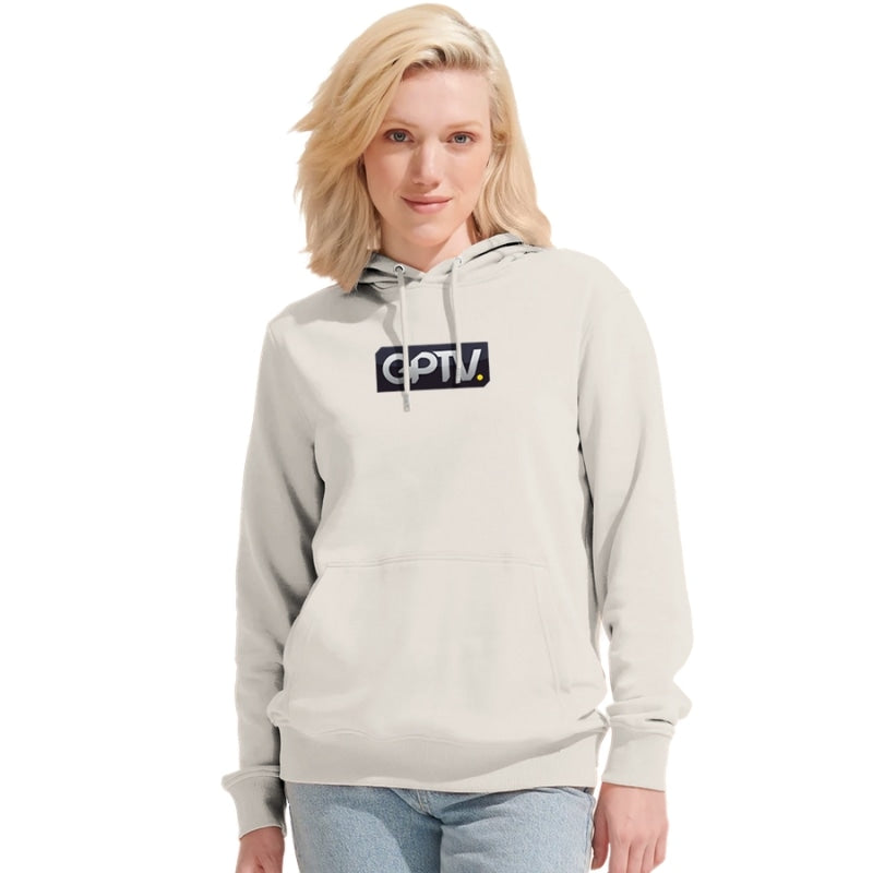 Sweat capuche unisexe en coton bio logo GPTV