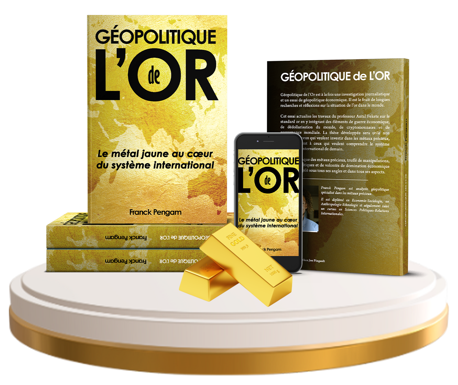 Géopolitique de l'Or — mockup livre hero