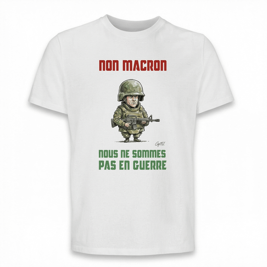 T-shirt "Non Macron"
