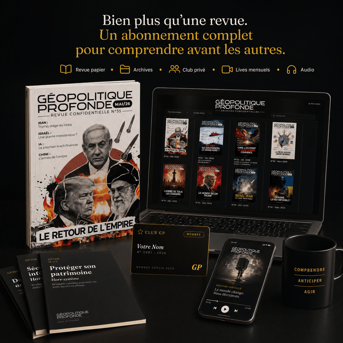 Couvertures de la Revue Confidentielle — numéros récents