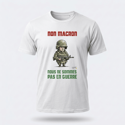 T-shirt "Non Macron"