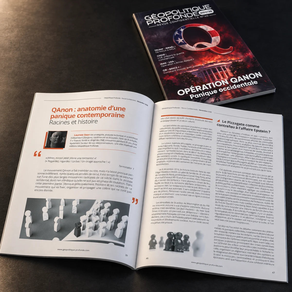 Le n°40 ouvert sur le dossier QAnon